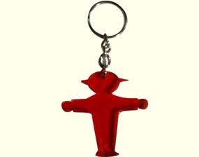 Schlüsselanhänger rot Ampelmännchen - Ossi Produkte - Geschenkidee Ostalgie