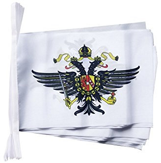 Flaggenfritze® Fahnenkette Großbritannien British Army 1st The Queen's Dragoon Guards, Länge 5,9 cm