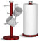 Morphy Richards 974029 Accents Kitchen Roll Holder and Mug Tree Set, Stainless Steel, Red, Standard