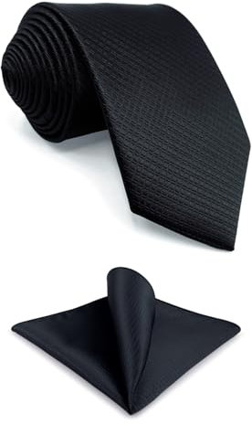 Shlax&Wing Einfarbig Color Schwarz Mehrfarbigs For Männer Classic Krawatte Dünne Dünne