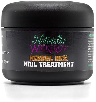 Naturally Wicked Herbal Hex Nail Treatment 50ml - Strengthen, Repair & Protect Nails With Plant Extracts
