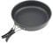 P Prettyia 22cm Aluminum Camping Frying Pan Portable Picnic Pot Cookware Folding Handle