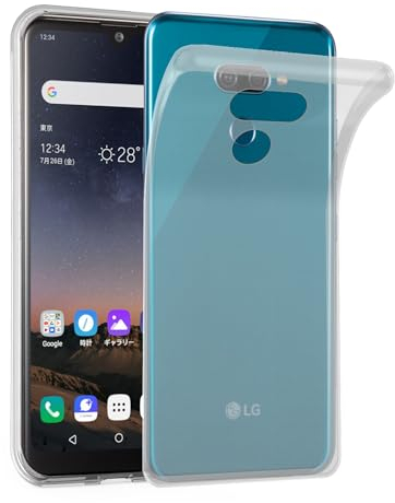 Cadorabo Hülle für LG K50 in VOLL TRANSPARENT - Handyhülle aus flexiblem TPU Silikon - Silikonhülle Schutzhülle Ultra Slim Soft Back Cover Case Bumper