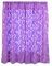 Xmiral T黵vorhang Gardine Aush鰄len Durchscheinend Einfarbig scheibengardine Thermovorhang mit Stangenloch 2er pro Pack(Violett,100 x 200 cm)