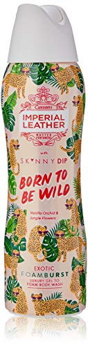 Imperial Leather Foaming Shower Gel, Limited Edition Skinny Dip Design Body Wash, Born to Be Wild Foaming Body Wash, Shower Foam, Shaving Foam, Multipack of 6 x 200 ml