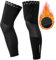 ROCKBROS Radsport Armlinge Arm Sleeves Beinlinge Knieschutz Winter Anti Rutschen Armwärmer Beinwärmer für Laufen Fußball Basketball Herren/Damen S-3XL (1 Paar) Beinlinge S-M