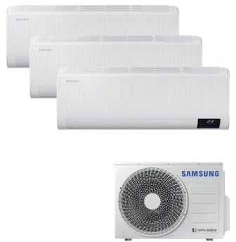 SAMSUNG WINDFREE COMFORT S2 CONDIZIONATORE AJ052TXJ3KG TRIAL SPLIT 7000+7000+12000 BTU WIFI A++