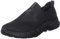 Skechers Men's Go Walk 6 Sneaker, Black Textile, 7 UK