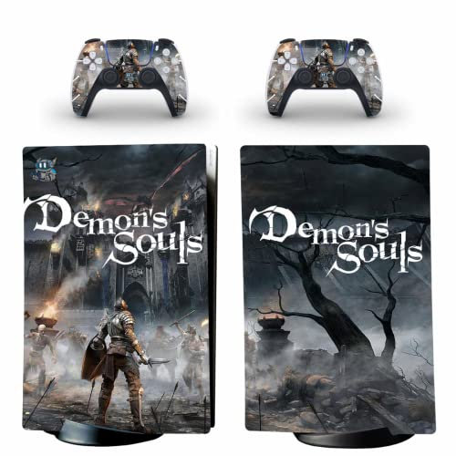 PS5 Digital Skin Wrap Vinyl Sticker Decal Demon's Souls - For Playstation 5 Console and 2 Controllers
