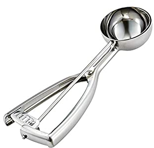 1 Pezzi Cucchiaio in Acciaio Inox per Gelato, Porzionatori da Gelato, per Gelato, Purea di Patate, Cucchiaio da Cucina