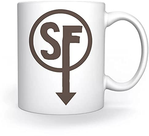Sanitys Falls SF Tasse Weiß Für Kaffee Tee Cappuccino Kakao Mug White Coffee Tea Cacoa