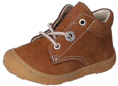 RICOSTA Unisex Stiefel Cory, Baby und Kleinkinder Lauflernschuhe, Weite: Mittel, lose Einlage, terracare, schnürstiefel, Booties, Curry (260), 20 EU