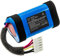 CELLONIC, Lautsprecherakku kompatibel mit JBL Charge 5, Charge 4Q (10000mAh, 3.7V) Ersatzakku GSP-1S3P-CH4A