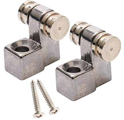 Unxuey Roller Guitar String Tree Guides Retainers with Mounting Screws Guitar Accessories for Fender Strat Stratocaster Tele Telecaster Electric Guitar Pack of 2