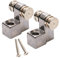 Unxuey Roller Guitar String Tree Guides Retainers with Mounting Screws Guitar Accessories for Fender Strat Stratocaster Tele Telecaster Electric Guitar Pack of 2