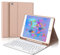 JADEMALL Coque Clavier pour iPad 9.7, iPad 6eme/5eme Generation 2018/2017, Air 2/1, AZERTY Clavier Bluetooth Détachable Magnétique, Rose
