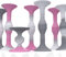 Popdarts PRO Pack Game Set (Pink & Gray Swirl) - Indoor, Outdoor Suction Cup Throwing Game - Competition with a POP