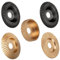 TOOVEM Upgraded 5PCS Angle Grinder Wood Carving Disc Set, 4 & 4 1/2 Compatible, 5/8 Arbor, Wood Carving & Polishing Tools