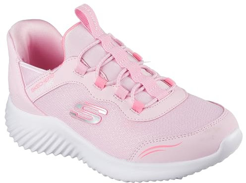 Skechers Bounder Simple Cute, Zapatillas de Deporte Niñas, Pink, 32 EU