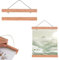 KARELLS Cadre Poster Magnétique, A4 Porte-affiche, 21cm Cadre Magnétique de Photo en Bois, Cadre Photo en Bois Affiche Cadre Magnétique, Cadre d'affiche Cadre Suspendu Porte-affiches