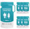 MOLENCO 7 Pcs Urine Bags, 750ml Wee Bags with Handle, Pee Bags, Portable Urinal Toilet Bags, Vomit Bag Travel Urinals for Car Camping, Hiking, Traveling and Traffic Jams