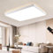 JDONG LED Deckenleuchte weiß Quadrat Deckenlampe, Dimmbar 72W Warmweiß,Natürliches Weiß,KaltWeiß (3000-6500K) mit Fernbedienung Eckig Deckenlampe für Wohnzimmer Schlafzimmer