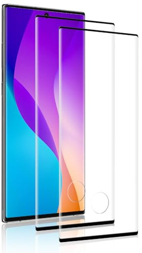 Panzer Schutz Glas für Samsung Galaxy Note 10, 2 Stück HD Panzer Schutzfolie, Runde Kante Glas Displayschutz, 9H Glasfolie, High Definition, Blasenfest Installation, Anti-Kratzer Panzerfolie