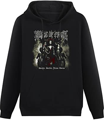 Men's Black Cradle Of Filth Creature From The Black Abyss Metal Band Hoodies Hoody Sweatshirts Black L