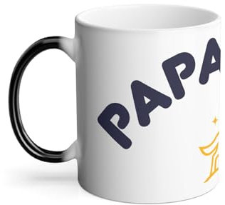 Mug Thermo-réactif Tasse Magique - Papa Loup Famille Mignon Animal - 325 ml