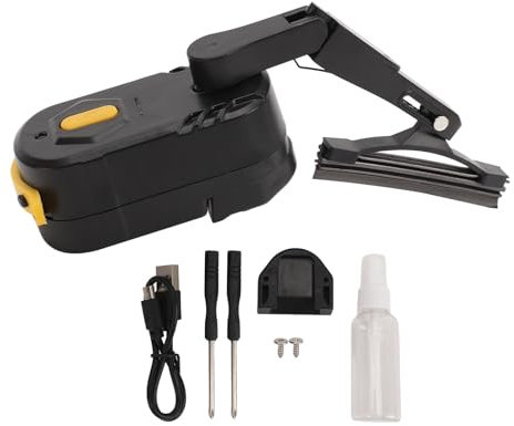 Srliya Motorcycle Helmet Wiper 2 Speed Rechargeable Universal Water Resistant Windshield Wiper for Motorcycle Scooter Helmet