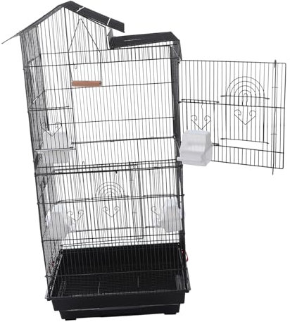 BESPORTBLE 1 Satz Hamster Terrarium Rattenkäfig Käfigzubehör Wellensittich Käfig Hasenkäfig Futterspender Wellensittich Futterspender Vogelkäfig Vogelkäfig Montana Guinea Pig Cage