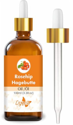 Crysalis Rosehip (Rosa Canina L.) Oil, 100 ml/3,38 Fl oz
