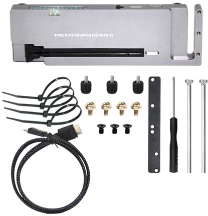 TRHEEE OCU LINK Dock per scheda grafica esterna Ricarica inversa 40Gbps trasferimento Supporta RTX3060 e GTX1060 Gaming Handheld GPU Enclosure esterna