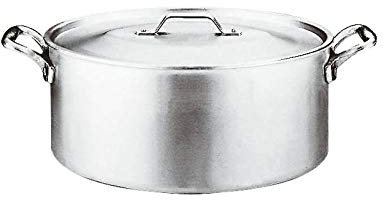Sambonet [W0724] Serie 6900 Kasserolle oval 36, Aluminium/mit Deckel - 16938-36