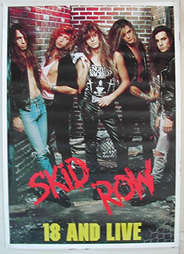 Skid Row – 18 and Live – 61 x 86 cm zeigt/Poster
