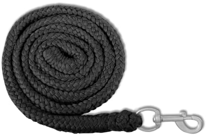 Waldhausen Anbindestrick Economic Karabinerhaken, schwarz