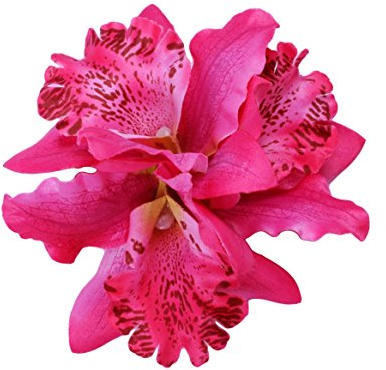 Diawell Orchidee Haarblume Haarclip Haarspange Blume Blüte Ansteckblume Haarschmuck
