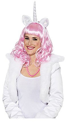 Party Discount NEU Haarreif Einhorn, weiß