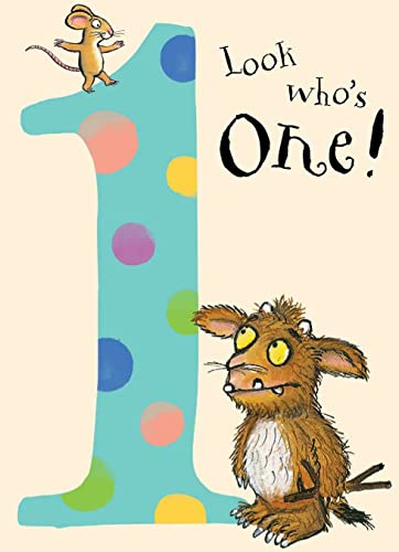 The Gruffalo GR001 Age 1 Birthday Card