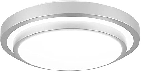 ZHMA LED Flush Mount Ceiling Light,12W, 20 * 20 * 8cm, 960LM,Led Ceiling Lamp,Waterproof LED Panel Light,Cool White,Lighting for Living Room/Bedroom/Bathroom/Kitchen/Hallway