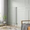 NRG 1500 x 200 mm Gloss White Vertical Cast Iron Radiator Double Panel