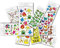 style4Bike Fahrradaufkleber Sticker Sets in bunt | 60 Motiv Sets | frei konfigurierbar | Fahrrad Aufkleber