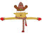 Toyvian Weihnachtsbaumspitze Christbaumspitze Baumspitze Plüsch Schneemann Weihnachtsmann Rentier Weihnachten Figuren Baumschmuck Spitze Weihnachtsstern für Weihnachtsbaum Deko