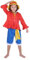 CoolChange One Piece costume of Monkey D.Ruffy after the time jump for children, jacket and trousers, size: 130