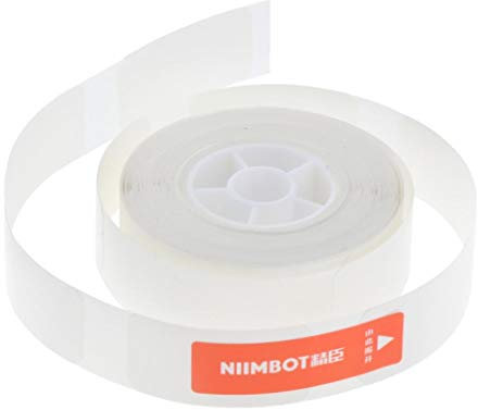 Prettyia Reißfeste Preis Tag Adresse Aufkleber Label Papier Rolle für Niimbot D11 Thermische Label Drucker - Weiß 12x40mm-160