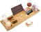 SaverState Luxury Bathtub Caddy Tray, One or Two Person Bath and Bed Tray, Bonus Free Soap Holder