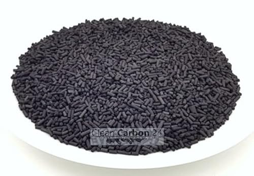 1L | CC24 Mikro-Aktivkohle-Pellets Ø1,5 mm | Flüssig- & Geruchsfilter | Aktivkohle für Kühlschrank, Aquarium, Teich, Weinkühler | HOCHAKTIV & Feinpelletiert