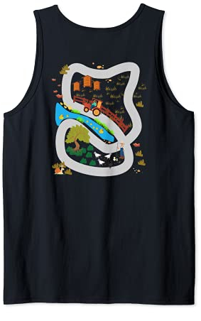 Spielteppich Dorf Track Spielstraße Automassage Geschenk Tank Top