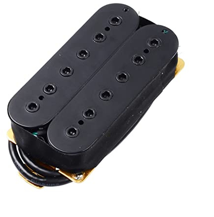ZENGXUE 6 String Electric Guitar Pickups Humbucker Dual In Line Einstellbare 12 Stücke Sechskantschraube Pickup Schwarz Humbucker Tonabnehmer Set