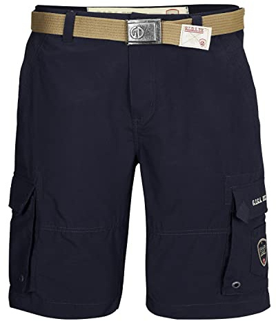 G.I.G.A. DX Herren Casual Bermudas mit Gürtel/Kurze Hose - GS 38 MN BRMDS, Navy, 58, 38202-000